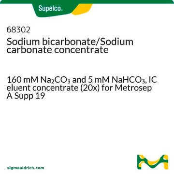 Sodium bicarbonate/Sodium carbonate concentrate 160 mM Na2CO3 and 5 mM NaHCO3, IC eluent concentrate (20x) for Metrosep A Supp 19