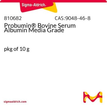 Probumin&#174; Bovine Serum Albumin Media Grade media grade, pkg of 10&#160;g