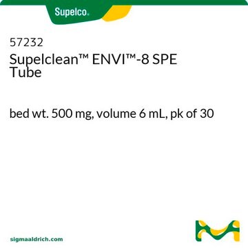 Supelclean&#8482; ENVI&#8482;-8 SPE Tube bed wt. 500&#160;mg, volume 6&#160;mL, pk of 30