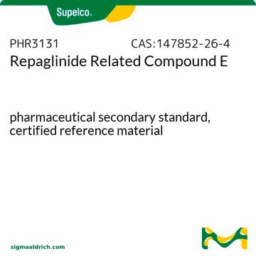 Repaglinide Related Compound E pharmaceutical secondary standard, certified reference material