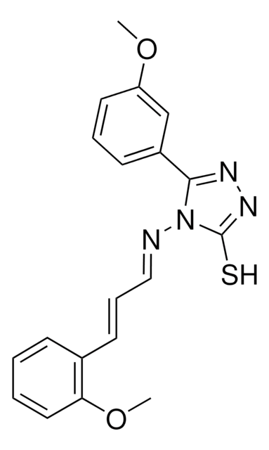 5-(3-METHOXYPHENYL)-4-{[(E,2E)-3-(2-METHOXYPHENYL)-2-PROPENYLIDENE]AMINO}-4H-1,2,4-TRIAZOLE-3-THIOL AldrichCPR