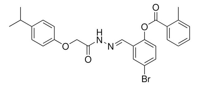 4-BR-2-(2-((4-ISOPROPYLPHENOXY)ACETYL)CARBOHYDRAZONOYL)PHENYL 2-METHYLBENZOATE AldrichCPR