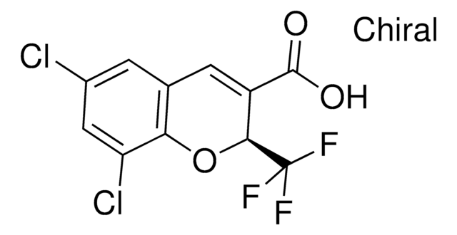 (2S)-6,8-DICHLORO-2-(TRIFLUOROMETHYL)-2H-CHROMENE-3-CARBOXYLIC ACID AldrichCPR