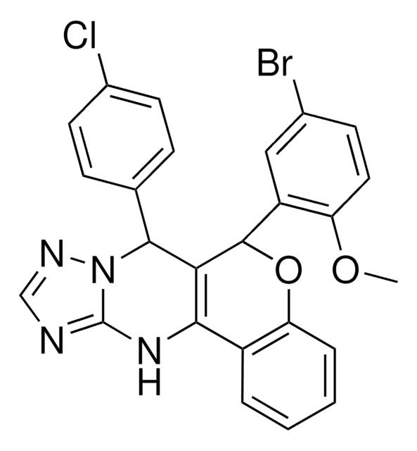 6-(5-BROMO-2-METHOXYPHENYL)-7-(4-CHLOROPHENYL)-7,12-DIHYDRO-6H-CHROMENO[4,3-D][1,2,4]TRIAZOLO[1,5-A]PYRIMIDINE AldrichCPR