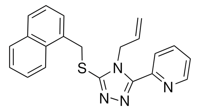 2-(4-ALLYL-5-((1-NAPHTHYLMETHYL)THIO)-4H-1,2,4-TRIAZOL-3-YL)PYRIDINE AldrichCPR