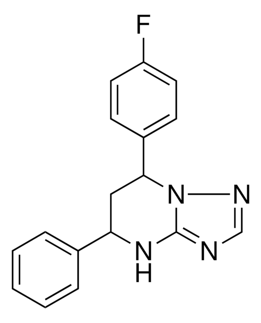 7-(4-FLUOROPHENYL)-5-PHENYL-4,5,6,7-TETRAHYDRO(1,2,4)TRIAZOLO(1,5-A)PYRIMIDINE AldrichCPR