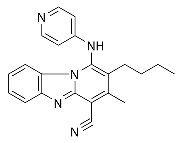 2-BUTYL-3-METHYL-1-(4-PYRIDINYLAMINO)PYRIDO(1,2-A)BENZIMIDAZOLE-4-CARBONITRILE AldrichCPR