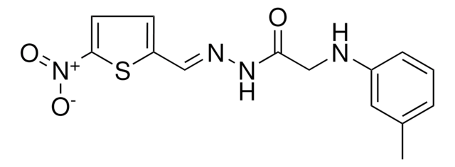 N'-((5-NITRO-2-THIENYL)METHYLENE)-2-(3-TOLUIDINO)ACETOHYDRAZIDE AldrichCPR