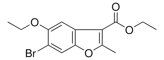 ETHYL 6-BROMO-5-ETHOXY-2-METHYL-1-BENZOFURAN-3-CARBOXYLATE AldrichCPR