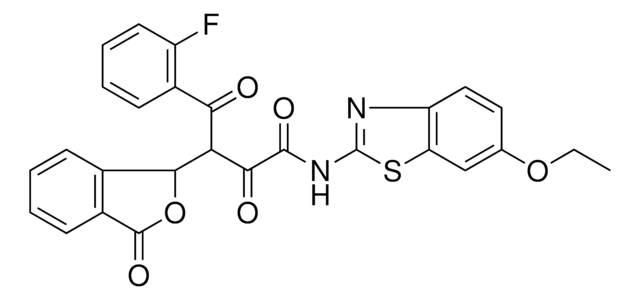 N-(6-ETHOXY-1,3-BENZOTHIAZOL-2-YL)-4-(2-FLUOROPHENYL)-2,4-DIOXO-3-(3-OXO-1,3-DIHYDRO-2-BENZOFURAN-1-YL)BUTANAMIDE AldrichCPR