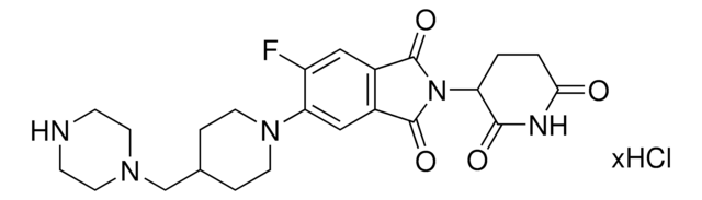 6F,C5-Pomalidomide-4-piperidine-C1-piperazine hydrochloride