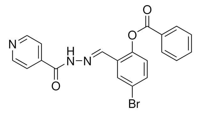 4-BROMO-2-(2-ISONICOTINOYLCARBOHYDRAZONOYL)PHENYL BENZOATE AldrichCPR