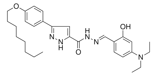 N'-{(E)-[4-(DIETHYLAMINO)-2-HYDROXYPHENYL]METHYLIDENE}-3-[4-(OCTYLOXY)PHENYL]-1H-PYRAZOLE-5-CARBOHYDRAZIDE AldrichCPR