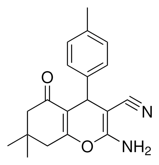 2-AMINO-7,7-DIMETHYL-4-(4-METHYLPHENYL)-5-OXO-5,6,7,8-TETRAHYDRO-4H-CHROMENE-3-CARBONITRILE AldrichCPR