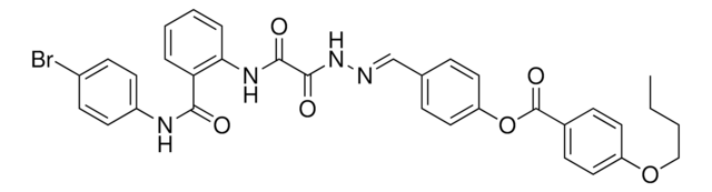 4-{(E)-[2-(2-{2-[(4-BROMOANILINO)CARBONYL]ANILINO}-2-OXOACETYL)HYDRAZONO]METHYL}PHENYL 4-BUTOXYBENZOATE AldrichCPR