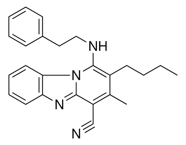 2-BU-3-METHYL-1-((2-PHENYLETHYL)AMINO)PYRIDO(1,2-A)BENZIMIDAZOLE-4-CARBONITRILE AldrichCPR