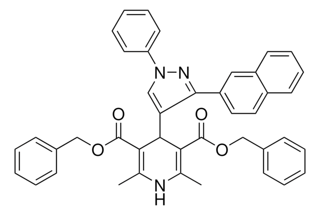 DIBENZYL 2,6-DIMETHYL-4-[3-(2-NAPHTHYL)-1-PHENYL-1H-PYRAZOL-4-YL]-1,4-DIHYDRO-3,5-PYRIDINEDICARBOXYLATE AldrichCPR