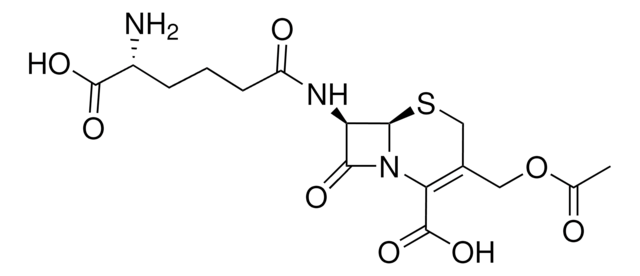 (6R,7R)-3-[(ACETYLOXY)METHYL]-7-[[(5R)-5-AMINO-5-CARBOXYPENTANOYL]AMINO]-8-OXO-5-THIA-1-AZABICYCLO[4.2.0]OCT-2-ENE-2-CARBOXYLIC ACID AldrichCPR