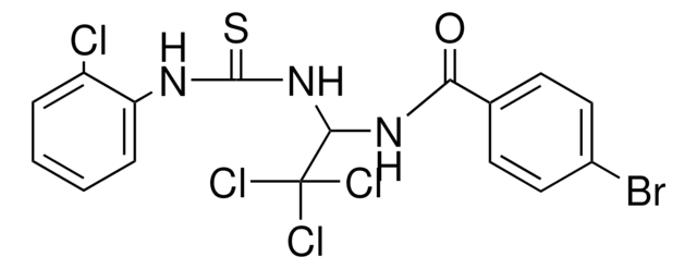 4-BROMO-N-(2,2,2-TRICHLORO-1-(3-(2-CHLORO-PHENYL)-THIOUREIDO)-ETHYL)-BENZAMIDE AldrichCPR