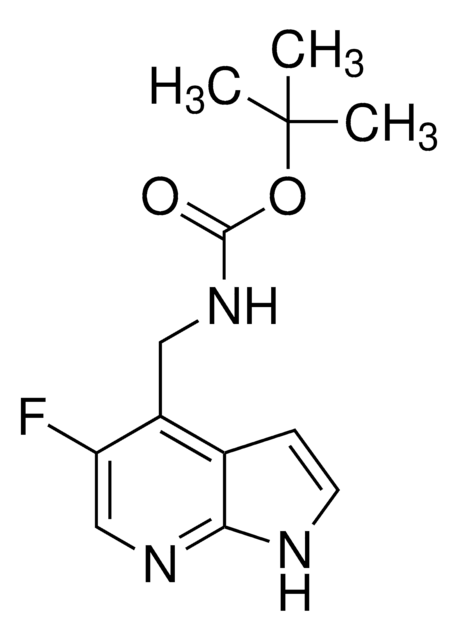 tert-Butyl ((5-fluoro-1H-pyrrolo[2,3-b]pyridin-4-yl)methyl)carbamate AldrichCPR