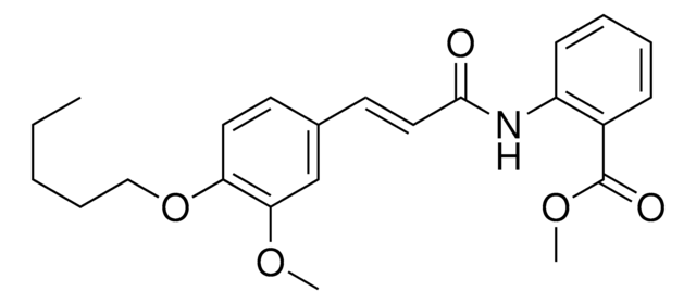 METHYL 2-((3-(3-METHOXY-4-(PENTYLOXY)PHENYL)ACRYLOYL)AMINO)BENZOATE AldrichCPR