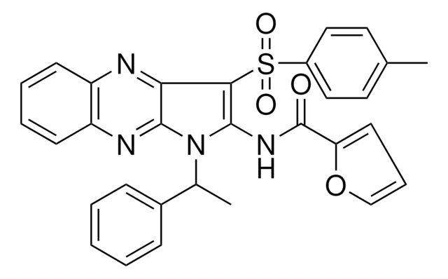 N-[3-[(4-METHYLPHENYL)SULFONYL]-1-(1-PHENYLETHYL)-1H-PYRROLO[2,3-B]QUINOXALIN-2-YL]-2-FURAMIDE AldrichCPR