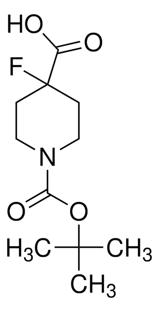 1-Boc-4-fluoro-4-piperidinecarboxylic acid AldrichCPR