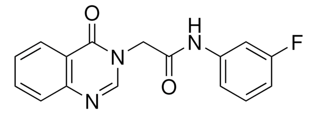 N-(3-FLUOROPHENYL)-2-(4-OXO-3(4H)-QUINAZOLINYL)ACETAMIDE AldrichCPR