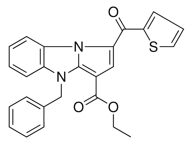 ETHYL 4-BENZYL-1-(2-THIENYLCARBONYL)-4H-PYRROLO[1,2-A]BENZIMIDAZOLE-3-CARBOXYLATE AldrichCPR