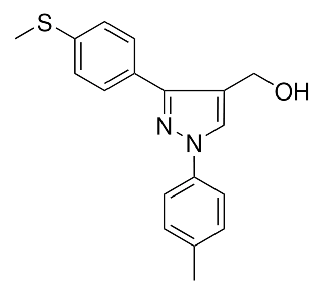 (1-(4-METHYLPHENYL)-3-(4-(METHYLTHIO)PHENYL)-1H-PYRAZOL-4-YL)METHANOL AldrichCPR