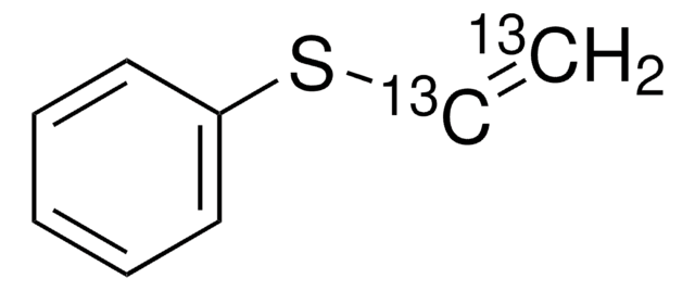 Phenyl vinyl-1,2-13C2 sulfide 99 atom % 13C