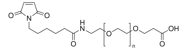 O-[N-(6-Maleimidohexanoyl)aminoethyl]-O&#8242;-(2-carboxyethyl)polyethylene glycol Mp 3,000