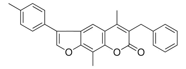 6-BENZYL-5,9-DIMETHYL-3-(4-METHYLPHENYL)-7H-FURO(3,2-G)CHROMEN-7-ONE AldrichCPR