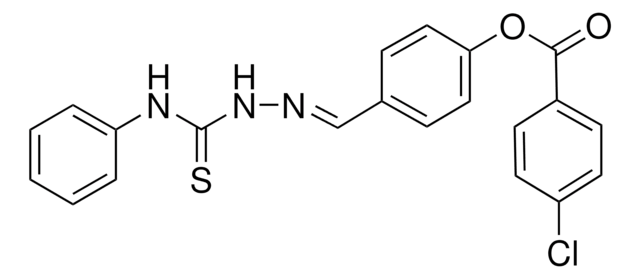 4-(2-(ANILINOCARBOTHIOYL)CARBOHYDRAZONOYL)PHENYL 4-CHLOROBENZOATE AldrichCPR