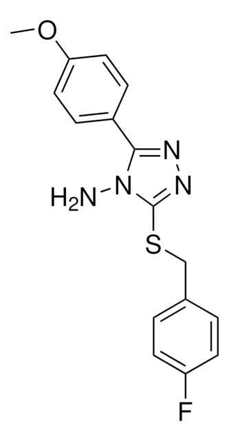 3-((4-FLUOROBENZYL)THIO)-5-(4-METHOXYPHENYL)-4H-1,2,4-TRIAZOL-4-AMINE AldrichCPR