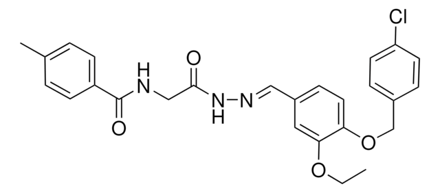 N-[2-((2E)-2-{4-[(4-CHLOROBENZYL)OXY]-3-ETHOXYBENZYLIDENE}HYDRAZINO)-2 ...