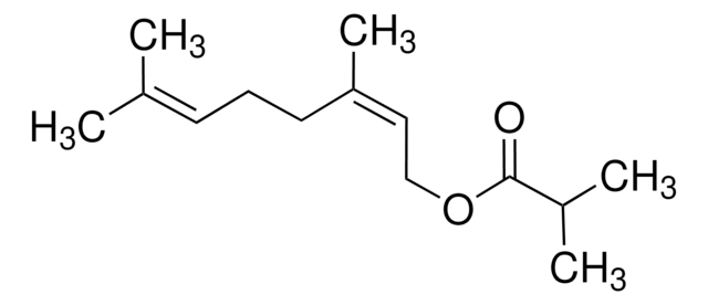 3,7-DIMETHYL-2,6-OCTADIENYL ISOBUTYRATE AldrichCPR