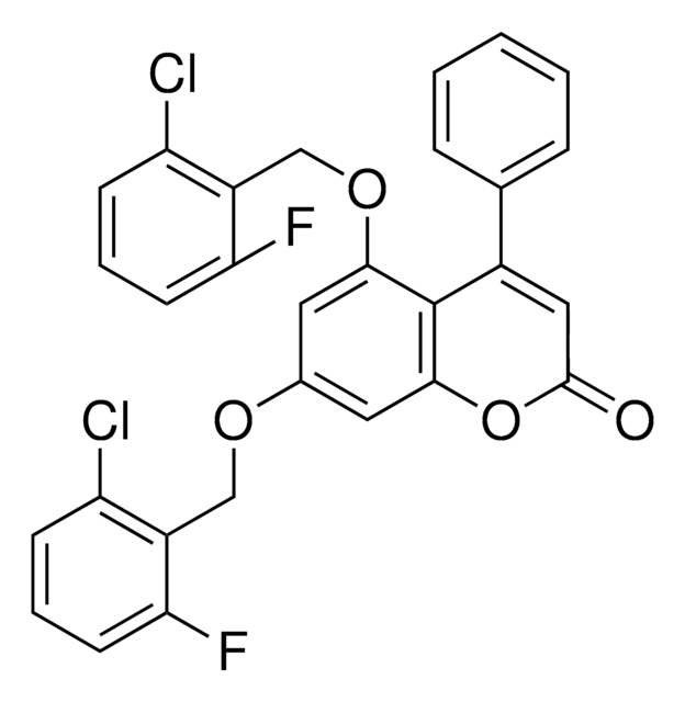 5,7-BIS((2-CHLORO-6-FLUOROBENZYL)OXY)-4-PHENYL-2H-CHROMEN-2-ONE AldrichCPR