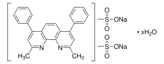 Acide bathocuproïnedisulfonique disodium salt for spectrophotometric det. of Cu, Fe