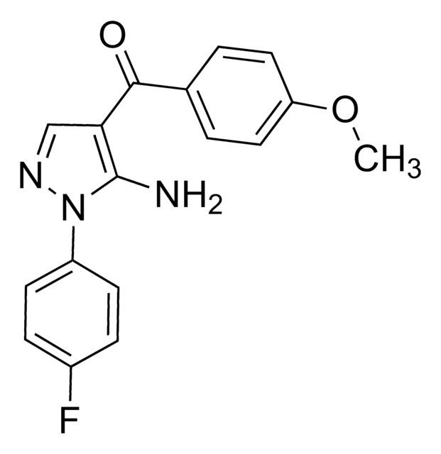 (5-Amino-1-(4-fluorophenyl)-1H-pyrazol-4-yl)(4-methoxyphenyl)methanone AldrichCPR