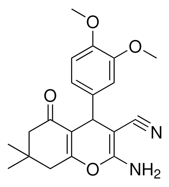 2-AMINO-4-(3,4-DIMETHOXYPHENYL)-7,7-DIMETHYL-5-OXO-5,6,7,8-TETRAHYDRO-4H-CHROMENE-3-CARBONITRILE AldrichCPR