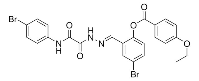 4-BR-2-(2-((4-BROMOANILINO)(OXO)ACETYL)CARBOHYDRAZONOYL)PHENYL 4-ETHOXYBENZOATE AldrichCPR