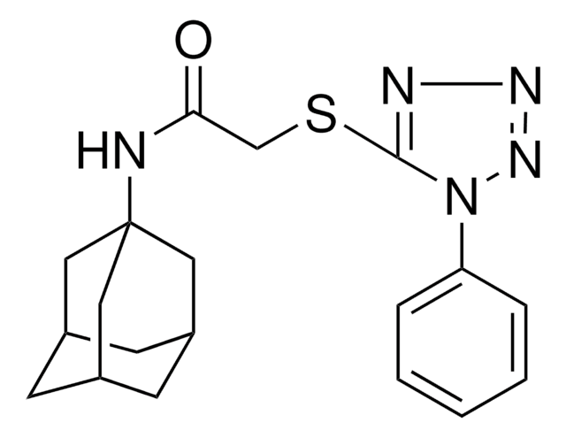 N-(1-ADAMANTYL)-2-((1-PHENYL-1H-TETRAAZOL-5-YL)THIO)ACETAMIDE AldrichCPR