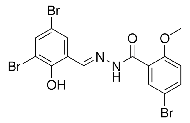 5-BROMO-N'-(3,5-DIBROMO-2-HYDROXYBENZYLIDENE)-2-METHOXYBENZOHYDRAZIDE AldrichCPR