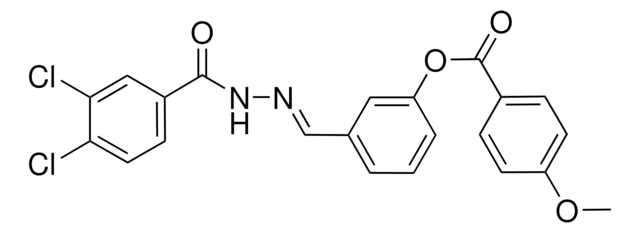 3-(2-(3,4-DICHLOROBENZOYL)CARBOHYDRAZONOYL)PHENYL 4-METHOXYBENZOATE AldrichCPR