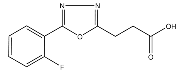 3-(5-(2-Fluorophenyl)-1,3,4-oxadiazol-2-yl)propanoic acid