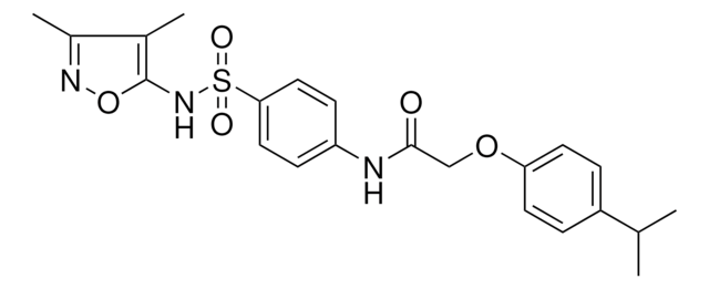 N-(4-(3,4-DIMETHYL-ISOXAZOL-5-YLSULFAMOYL)-PH)-2-(4-ISOPROPYL-PHENOXY)-ACETAMIDE AldrichCPR