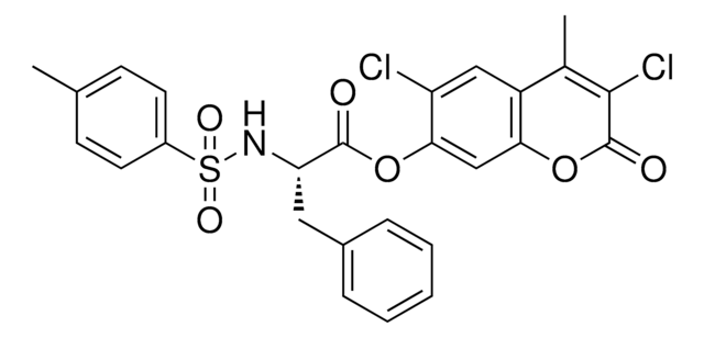 3,6-DICHLORO-4-METHYL-2-OXO-2H-CHROMEN-7-YL (2S)-2-{[(4-METHYLPHENYL)SULFONYL]AMINO}-3-PHENYLPROPANOATE AldrichCPR