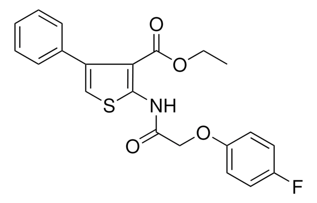 ETHYL 2-(((4-FLUOROPHENOXY)ACETYL)AMINO)-4-PHENYL-3-THIOPHENECARBOXYLATE AldrichCPR