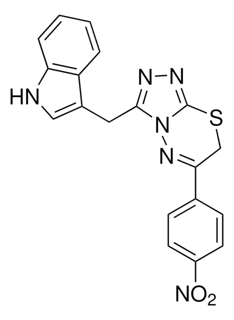 3-(1H-INDOL-3-YLMETHYL)-6-(4-NITROPHENYL)-7H-[1,2,4]TRIAZOLO[3,4-B][1,3,4]THIADIAZINE AldrichCPR